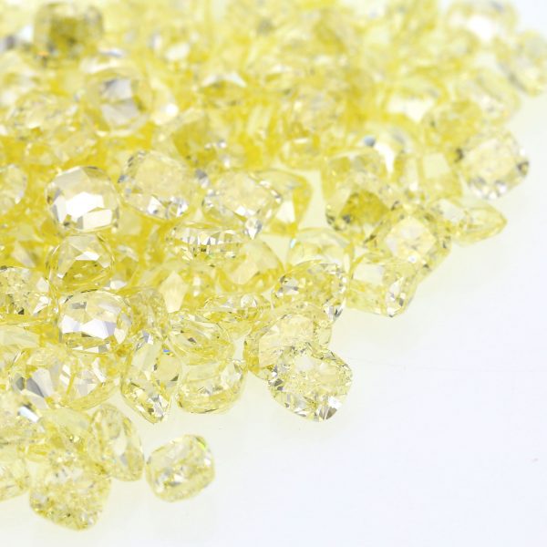 Natural Fancy Yellow Fancy shape diamond 0.70 ct and Up sizes. VS-SI