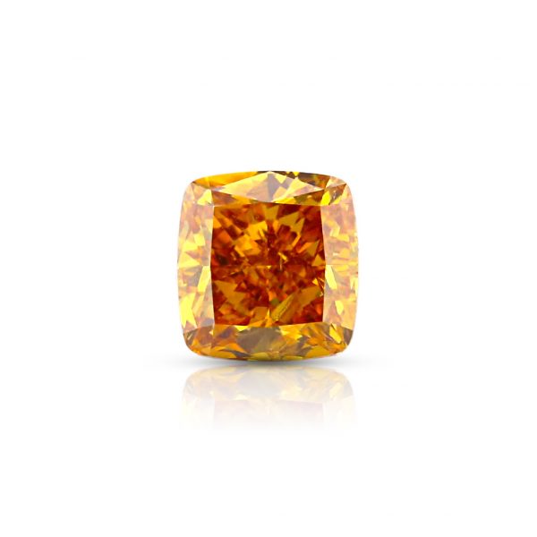 Rare collection stone, 1.51 ct. Natural Yellow Orange color Diamond, GIA Certified