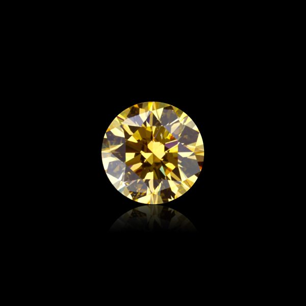 Rare collection stone, 1.02 ct. Natural Fancy Intense Orange Yellow color Diamond, GIA