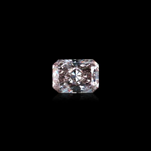 0.70 Ct. Natural Very Light Pinkish Brown Radiant cut diamond. GIA