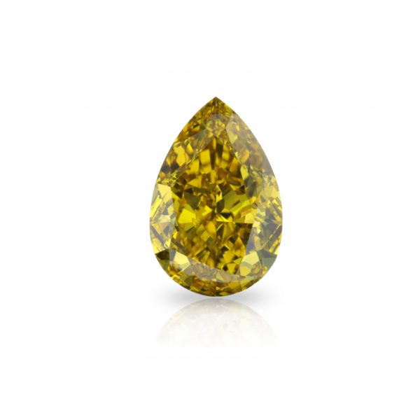 2.01 ct. Natural Fancy deep Yellow Round brilliant Diamond GIA certified