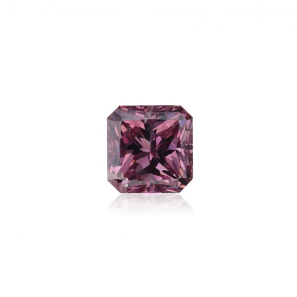 Natural Fancy Intense pink 0.37 ct. Radiant shape Diamond with GIA certified