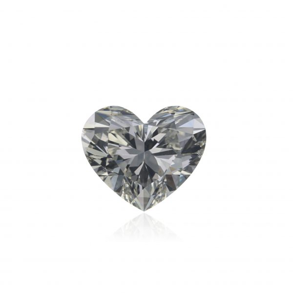 Natural Fancy Light Gray 2.01 ct heart Shape diamond with GIA certified