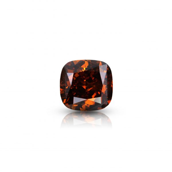 Rare collection stone, 1.08 ct. Natural Deep Brown Orange Diamond, GIA Certified