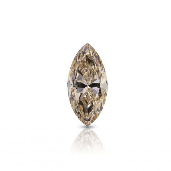 Natural Fancy Light Brown 1.04 ct. Vs2 Marquise shape Diamond, IIDGR "DE BEERS" Certified.