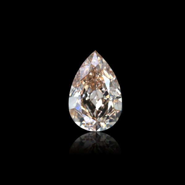 2.05 ct. Exceptional Natural Fancy Yellow Brown VS1 Pear Modified Brilliant Cut Diamond, GIA Certified